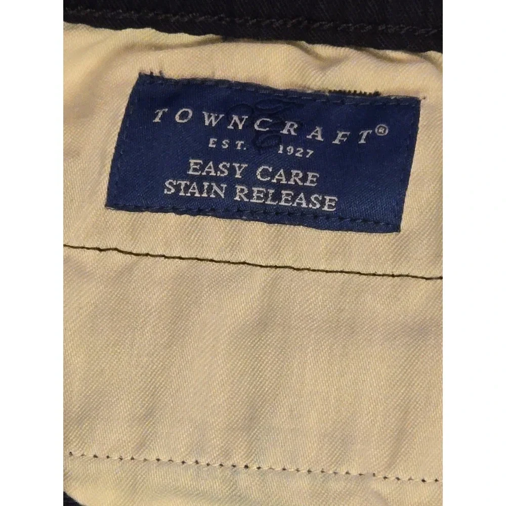 Vtg JCPenney Towncraft Men's Size 42 Blue Walking Shorts 70s 80s Dad Retro Chino